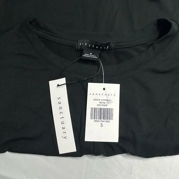 Sanctuary Black Knot Front Tee NWT - Picture 2 of 5
